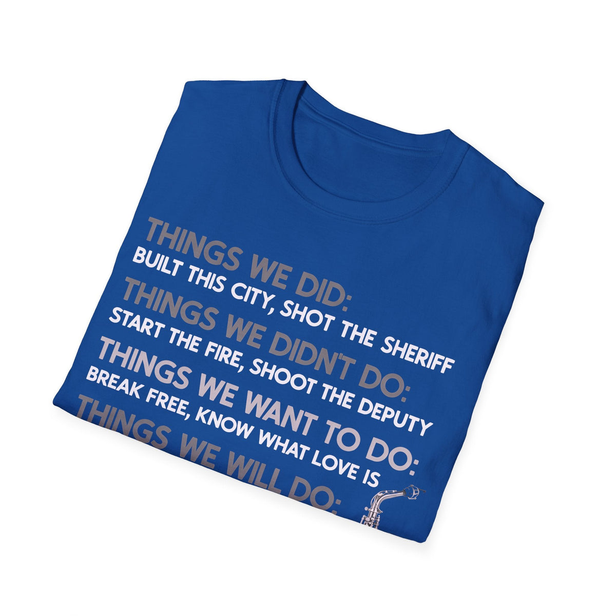 Things We Did Sax T-Shirt product image 31
