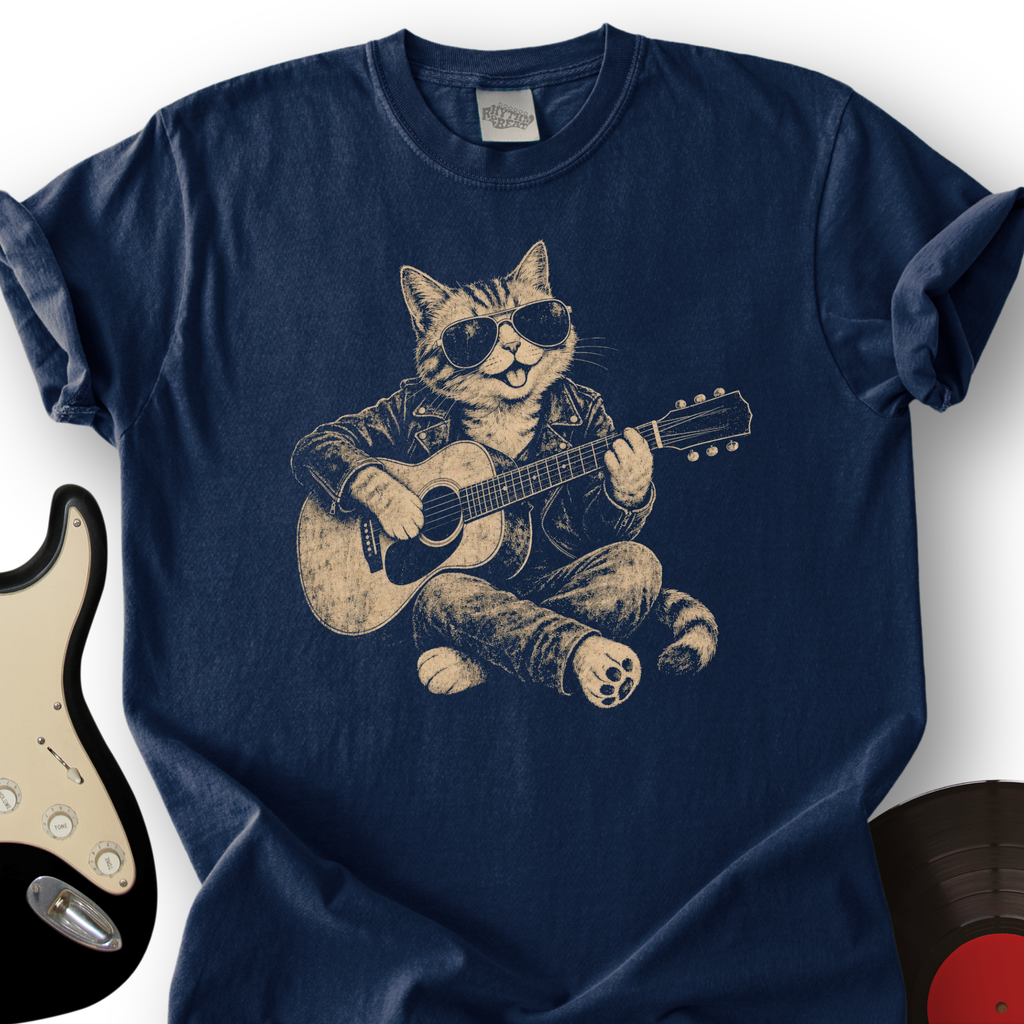 Purrfect Riffs T-Shirt product image 2