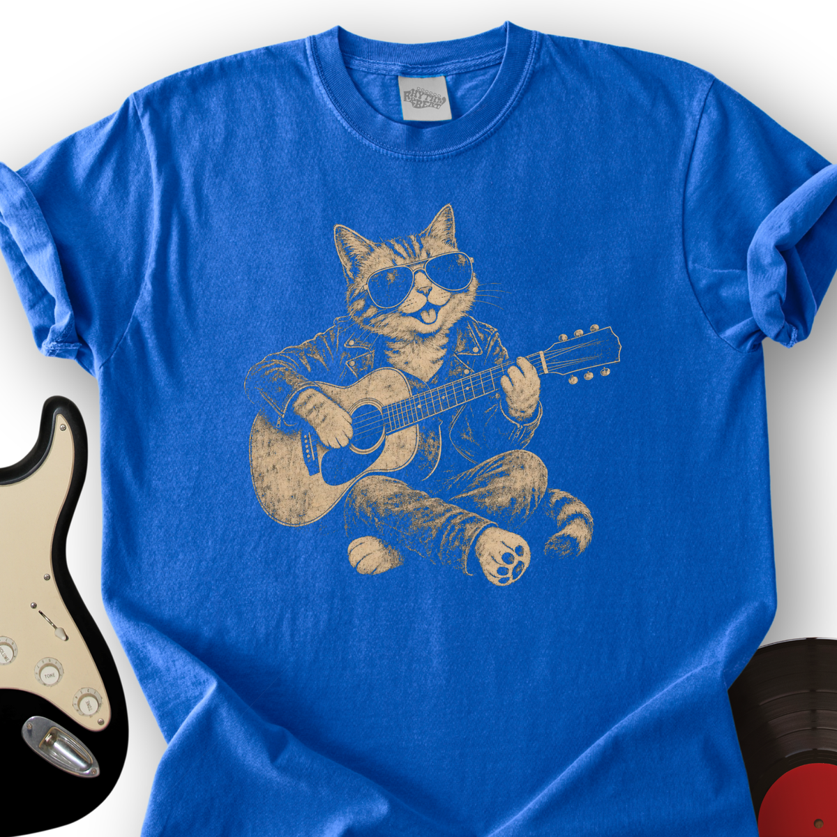 Purrfect Riffs T-Shirt product image 3