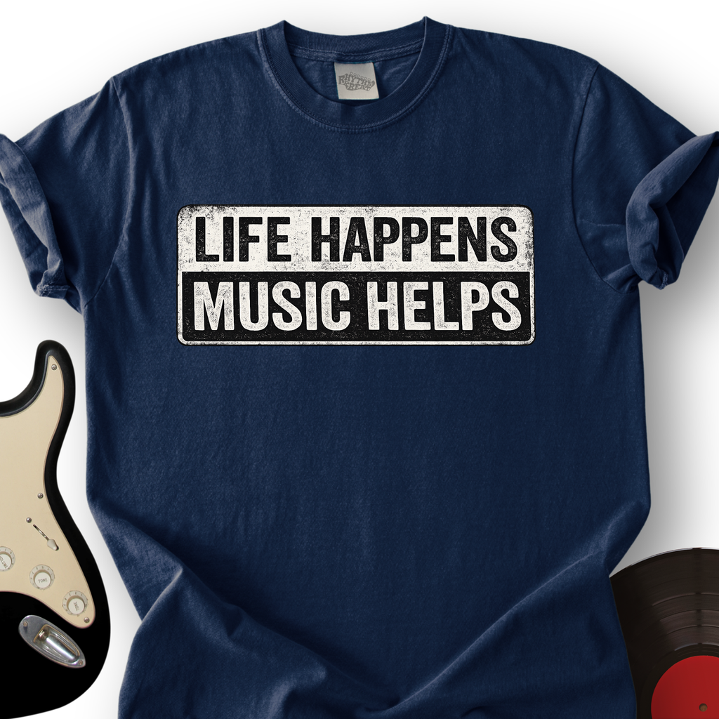 Music Helps T-Shirt product image 2