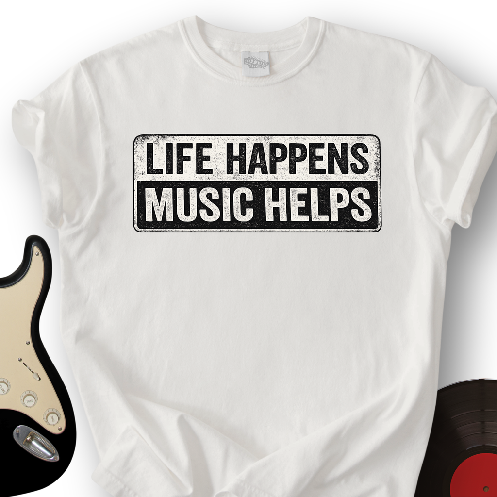 Music Helps T-Shirt product image 5