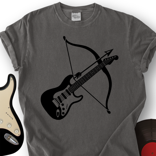 Bow And Arrow Guitar T-Shirt product image 2