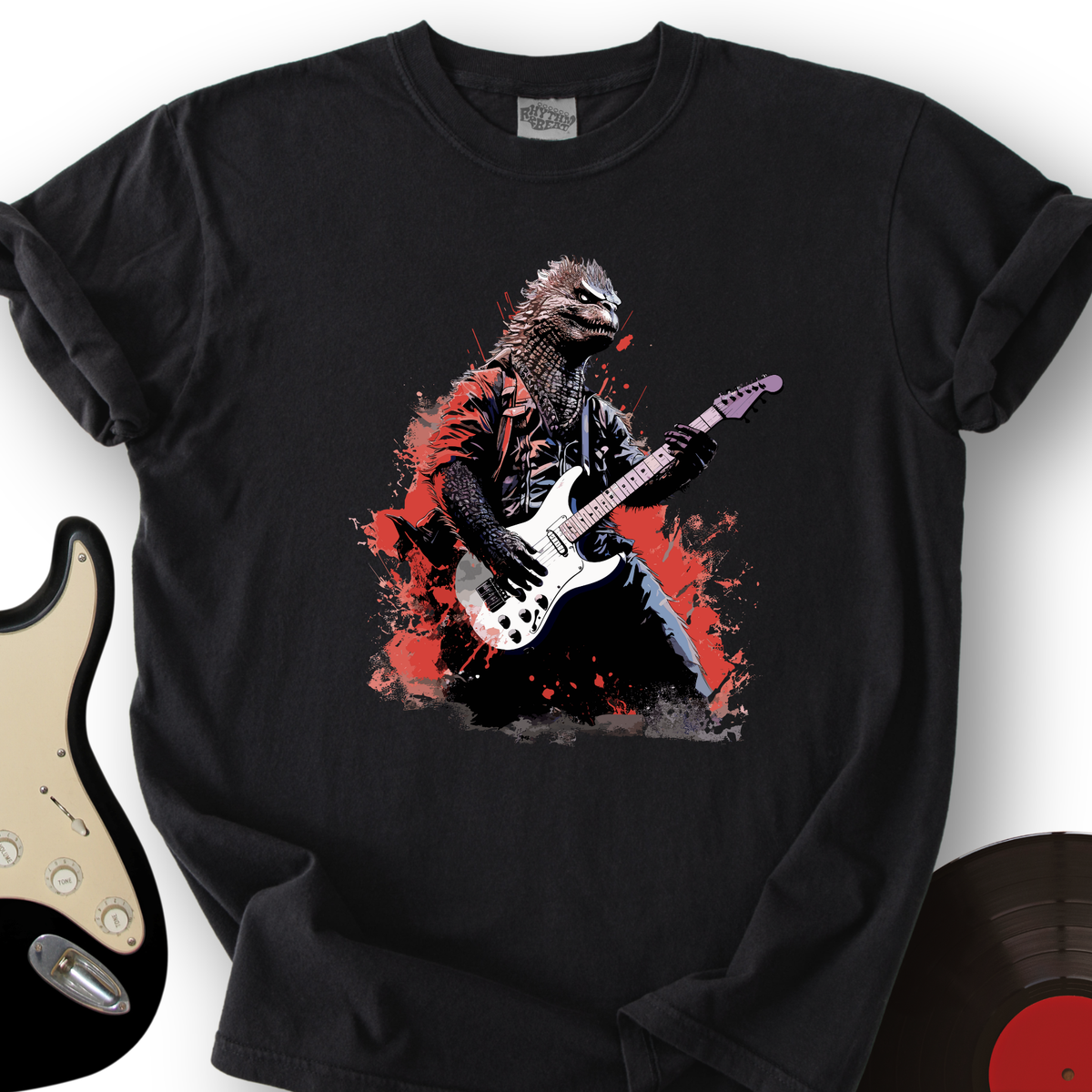 Dino Lead Guitarist T-Shirt product image 7