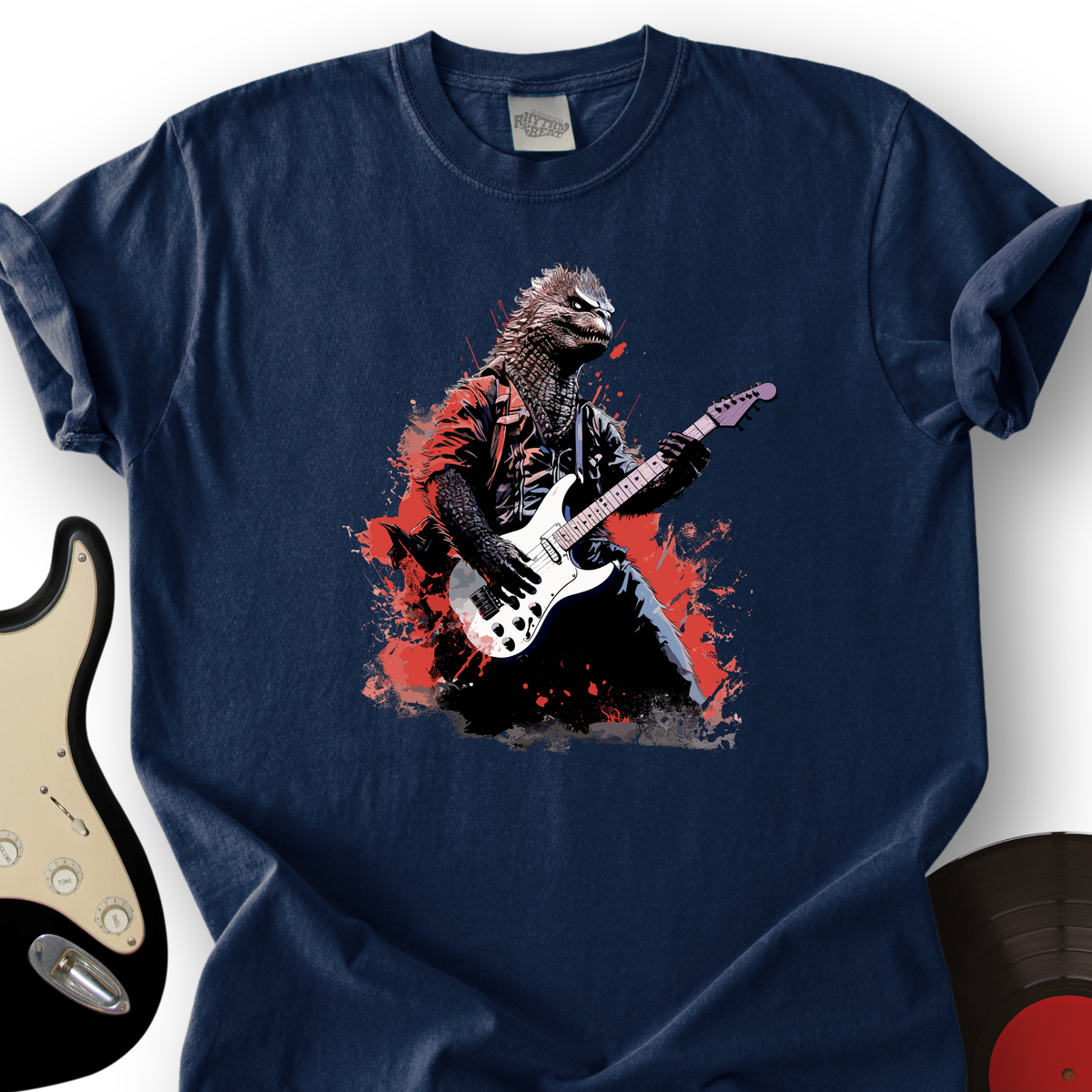 Dino Lead Guitarist T-Shirt product image 3