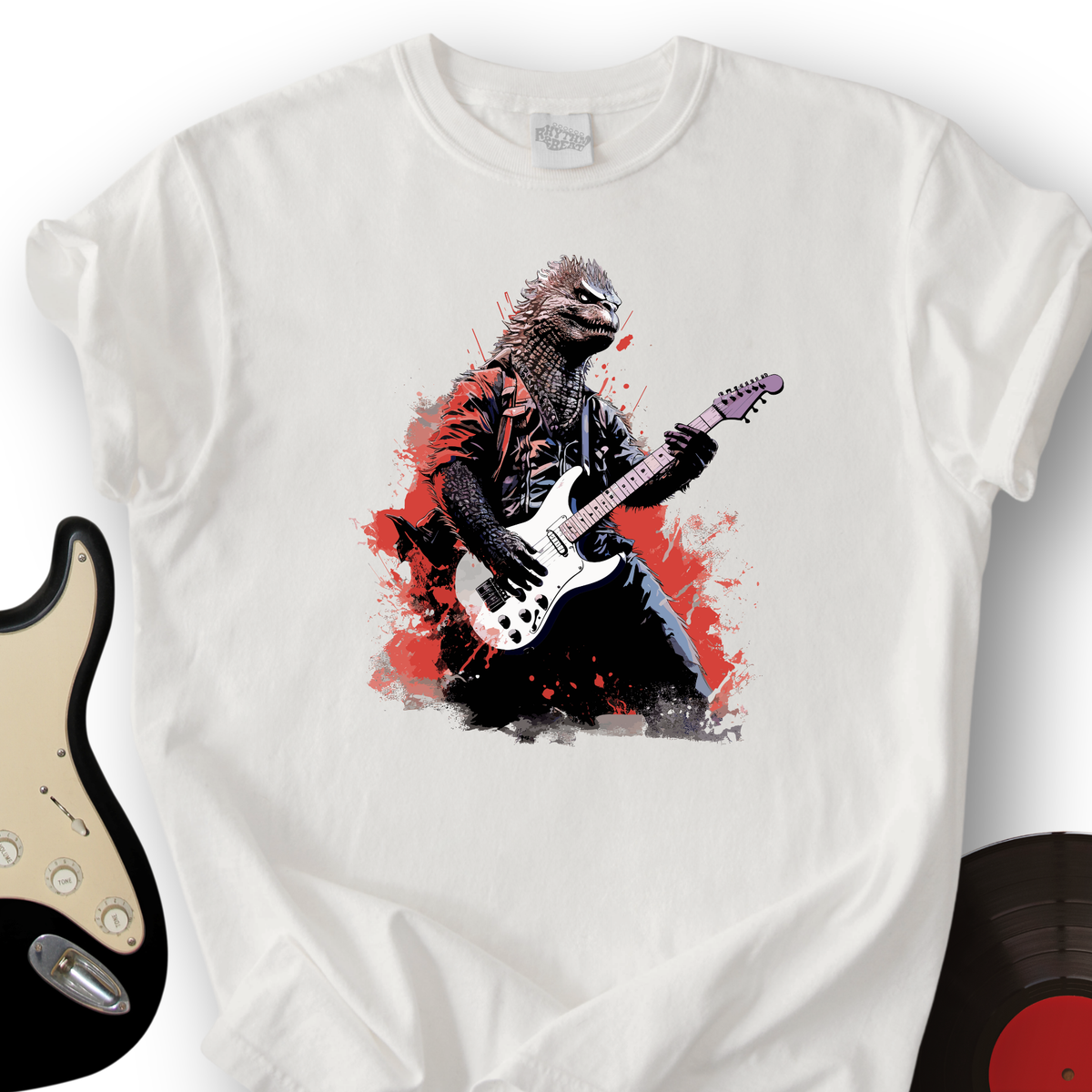 Dino Lead Guitarist T-Shirt product image 6