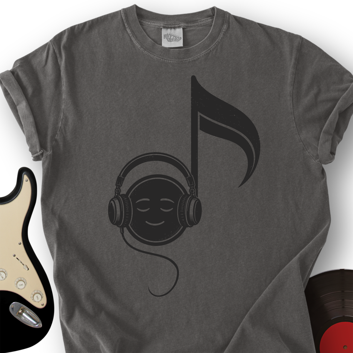 Happy Headphones T-Shirt product image 2