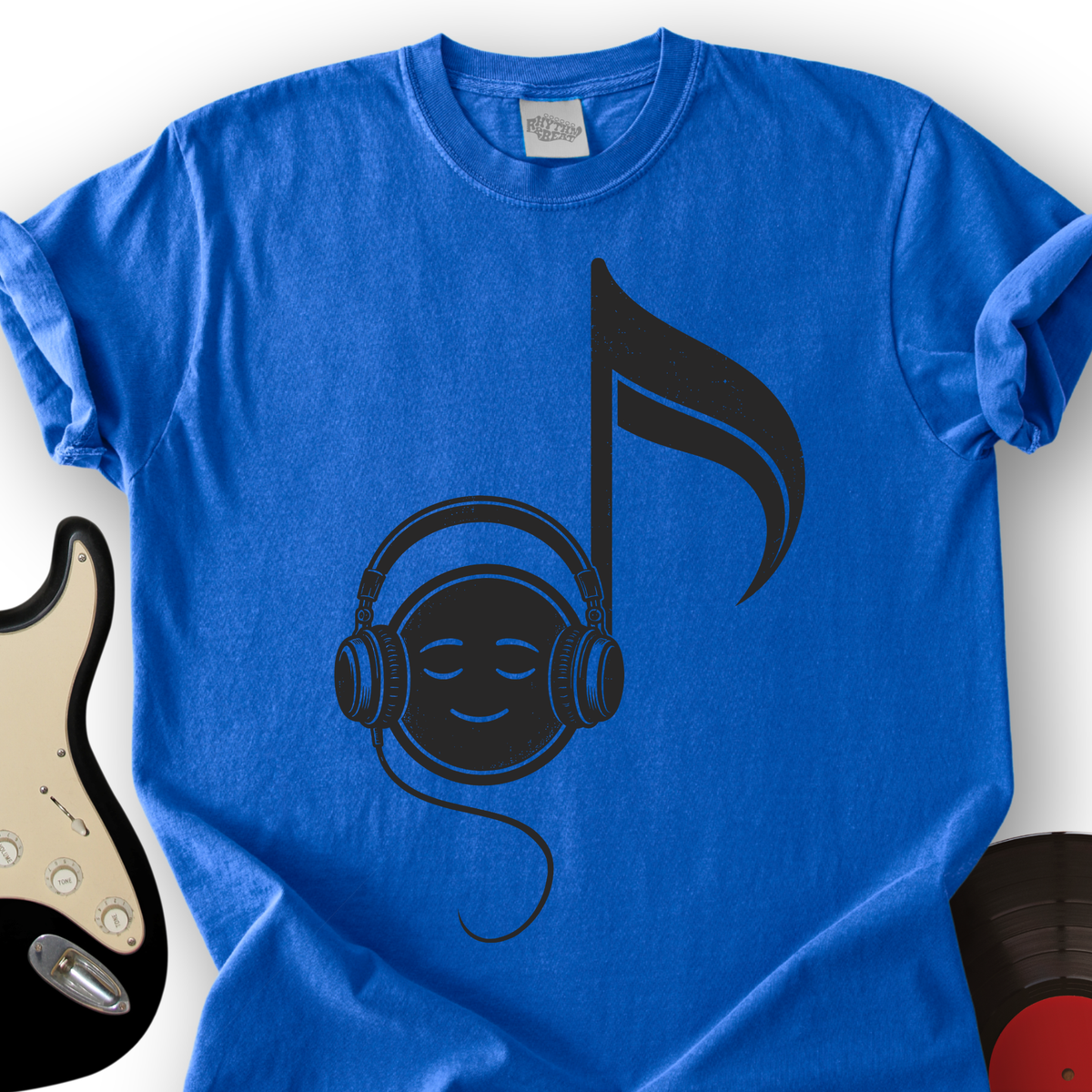 Happy Headphones T-Shirt product image 3