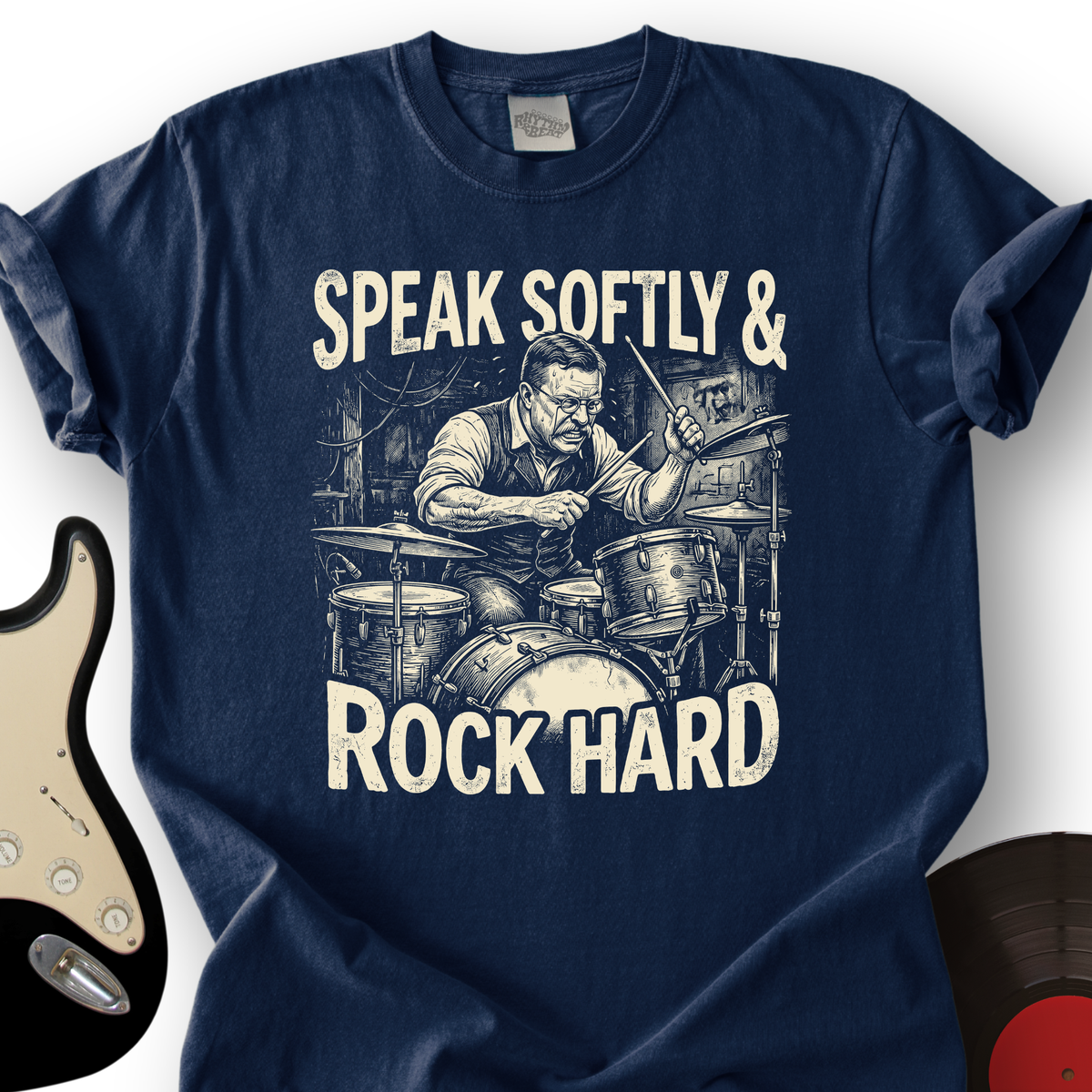 Speak Softly & Rock Hard T-Shirt product image 2