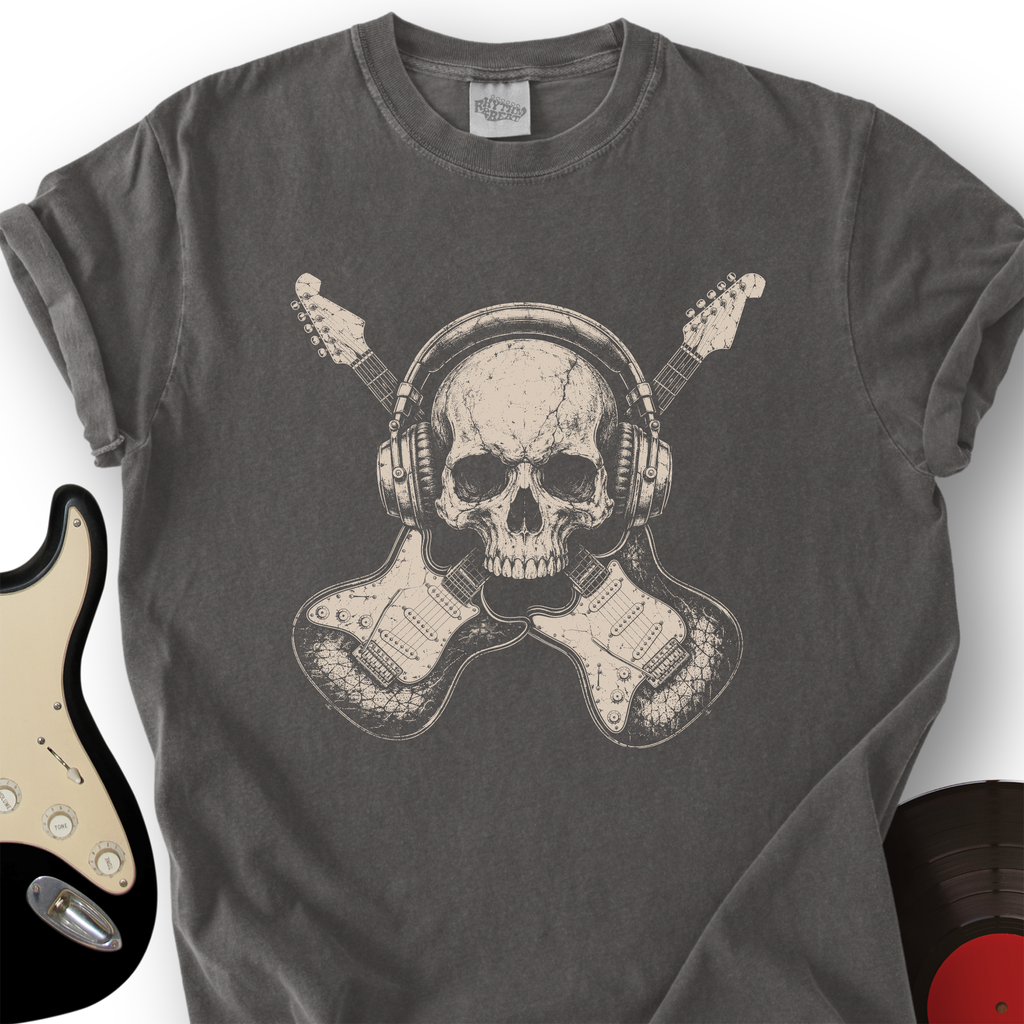 Skull and Headphones T-Shirt product image 1