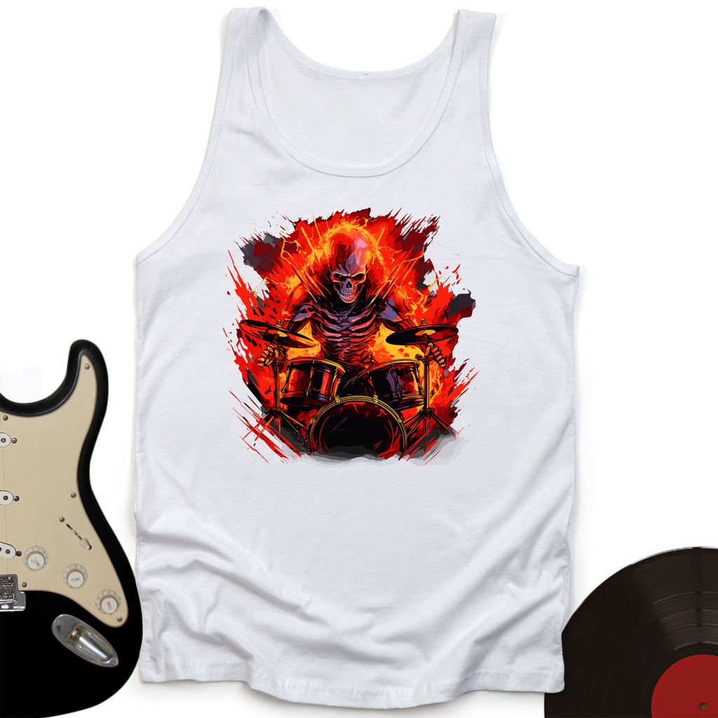Fiery Drummer Tank Top