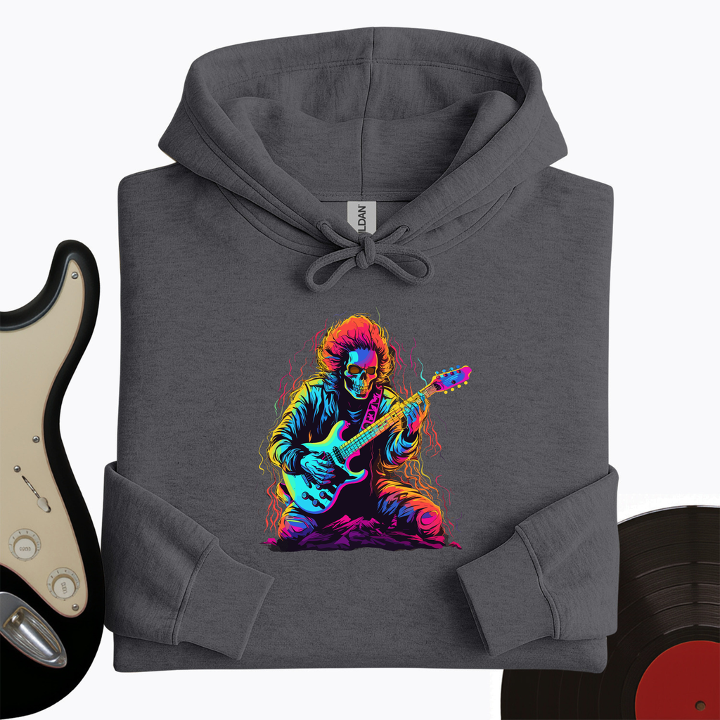 Pastel Skeleton Guitar Hoodie product image 1