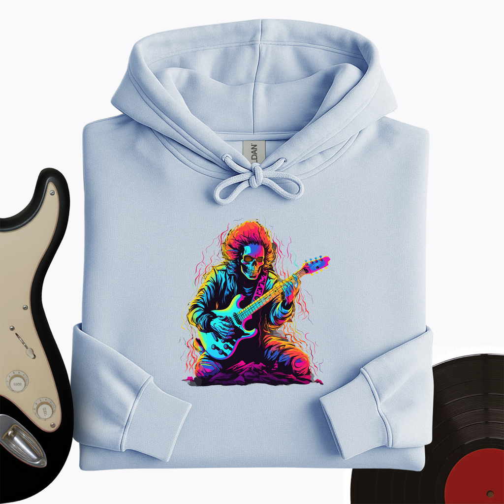 Pastel Skeleton Guitar Hoodie product image 9