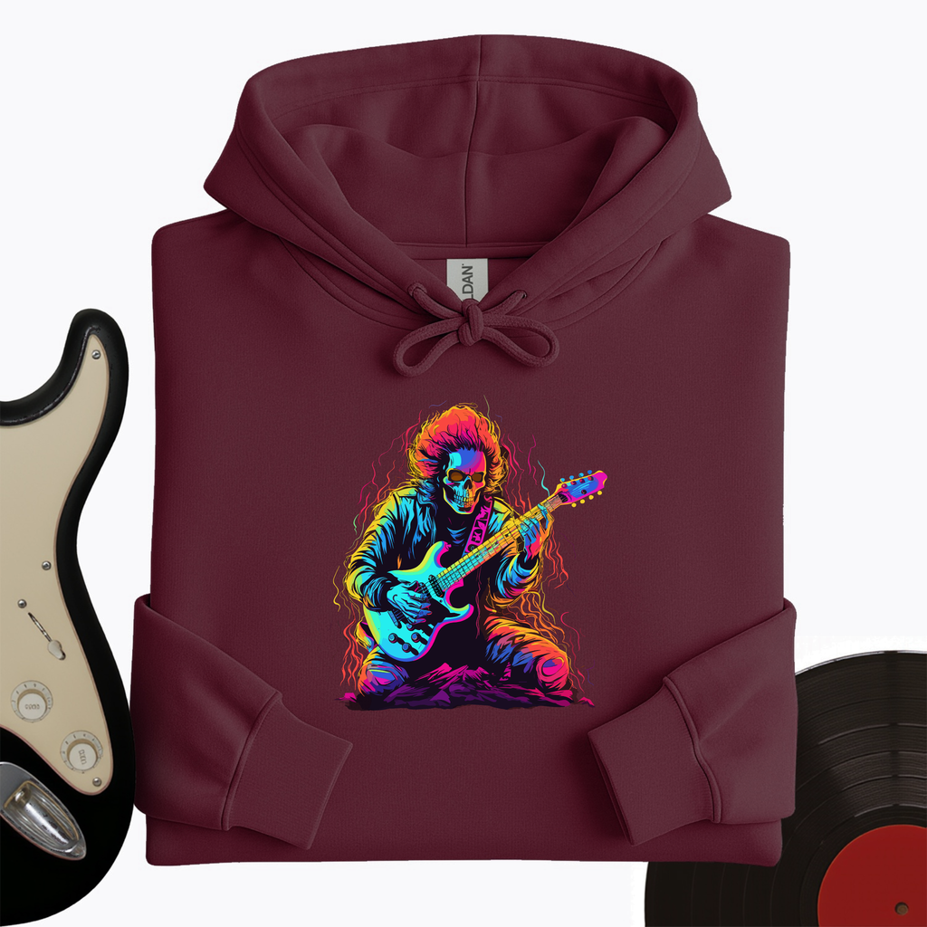 Pastel Skeleton Guitar Hoodie product image 2