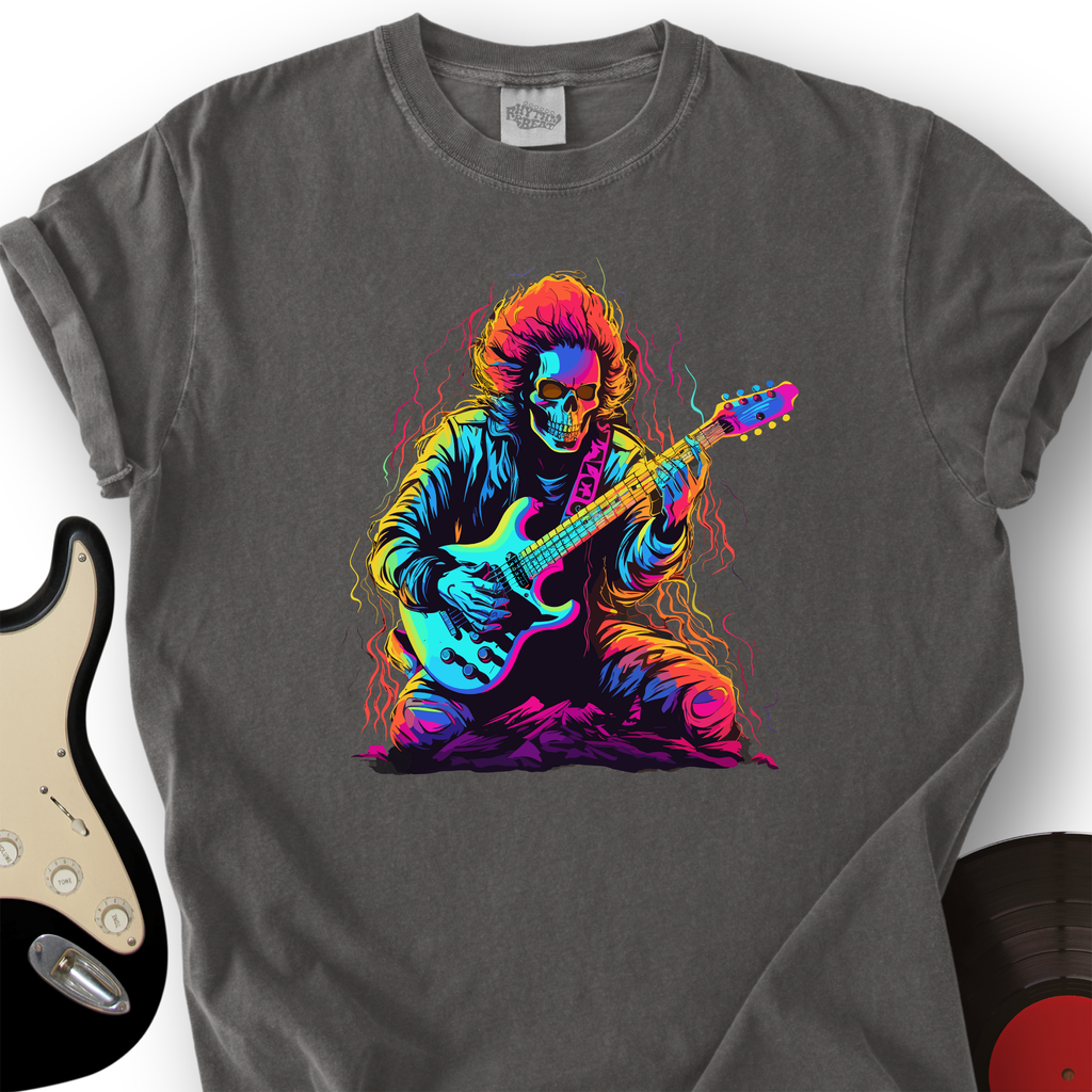 Pastel Skeleton Guitar T-Shirt product image 2