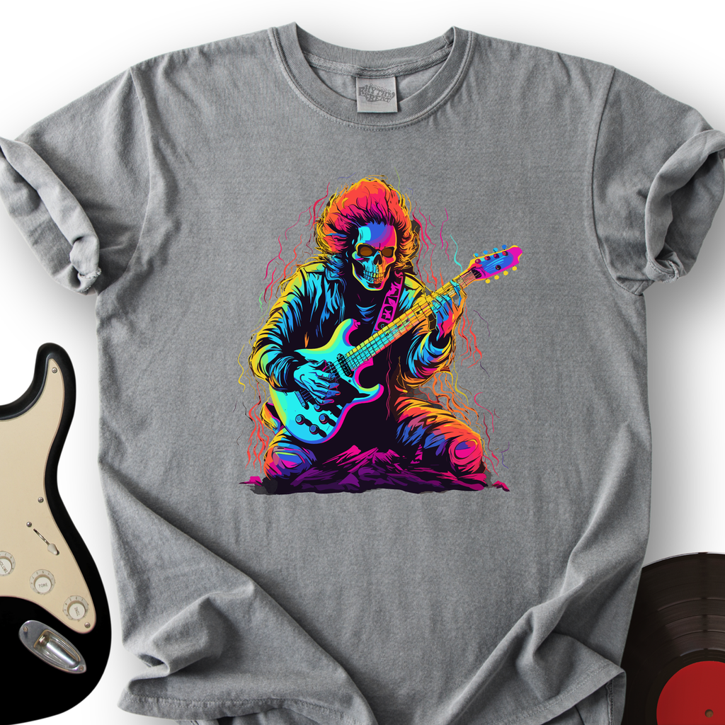 Pastel Skeleton Guitar T-Shirt product image 5