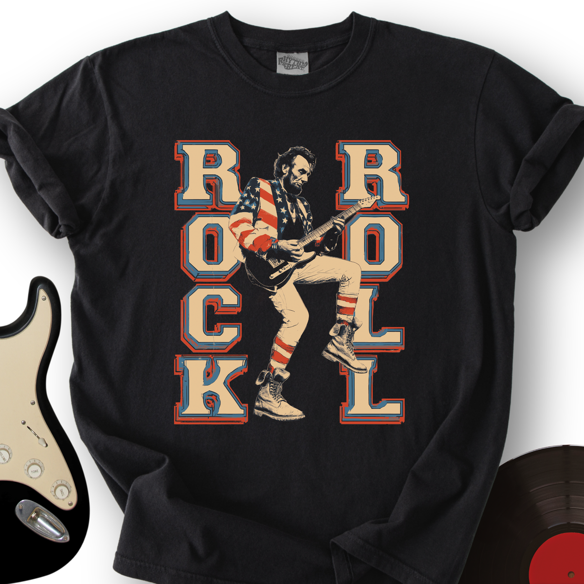 Rock N Roll Lincoln T-Shirt product image 4
