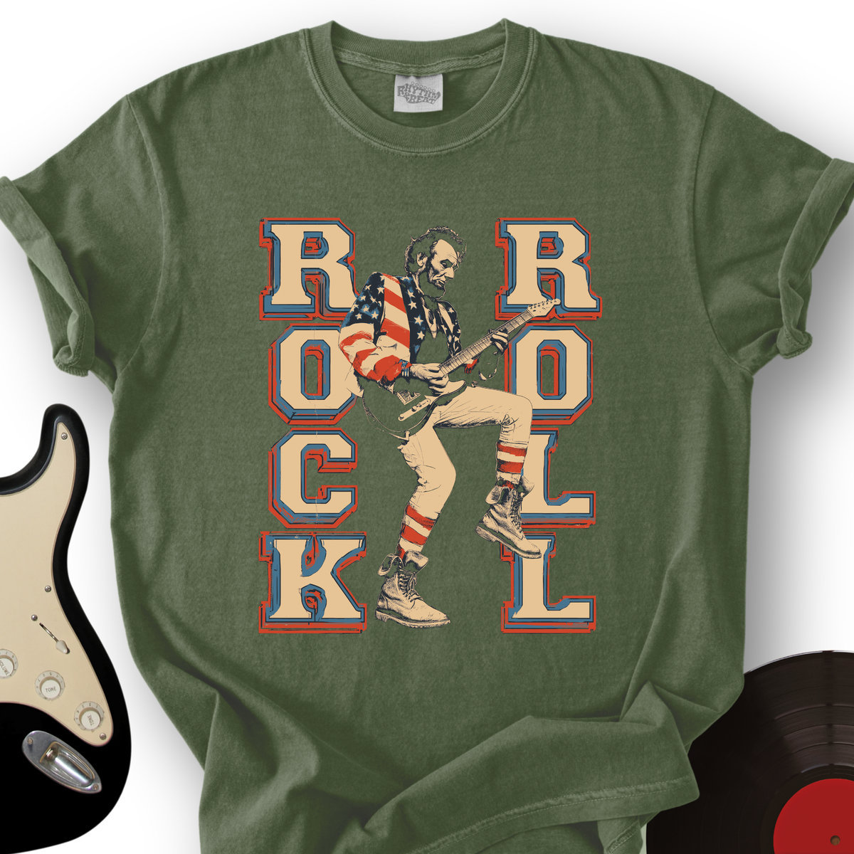 Rock N Roll Lincoln T-Shirt product image 5