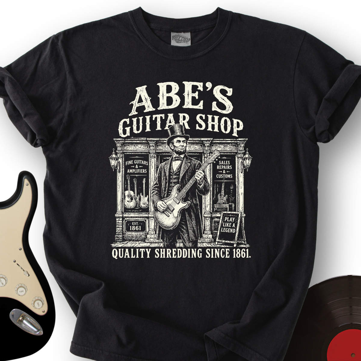 Abes Guitar Shop T-Shirt product image 4