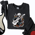 Skeleton Playing Music Crewneck product image 1