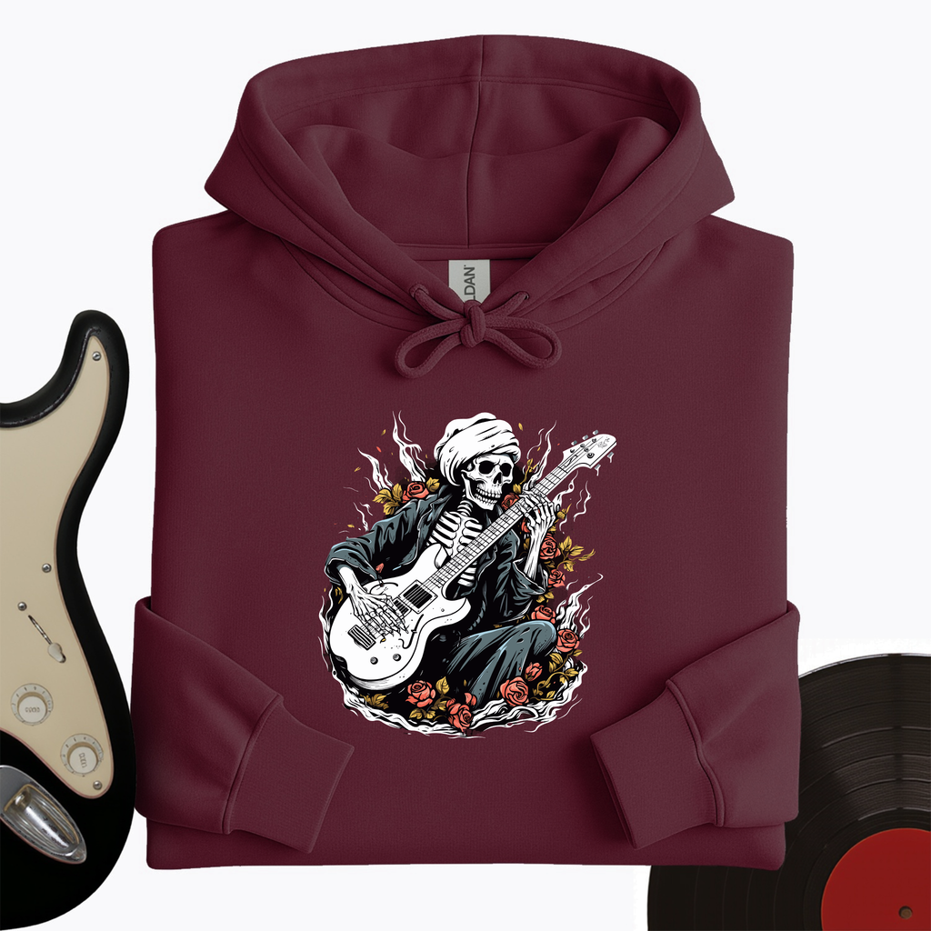 Skeleton Playing Music Hoodie product image 3