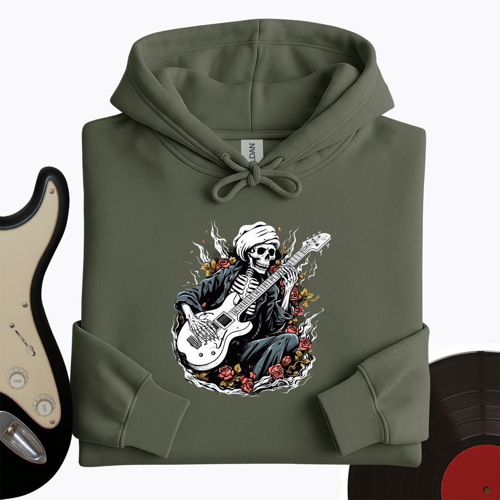 Skeleton Playing Music Hoodie product image 9