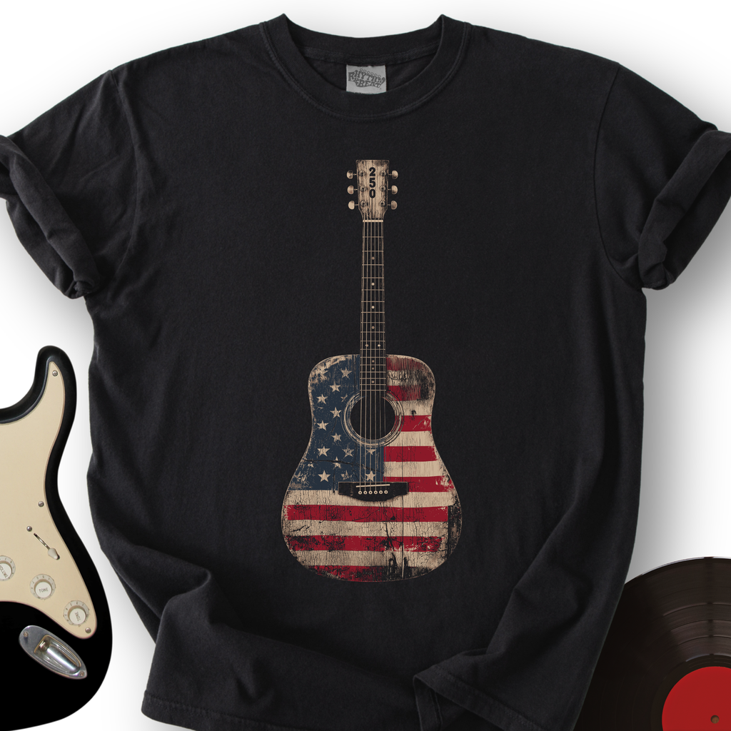 Acoustic Guitar 250 T-Shirt product image 4