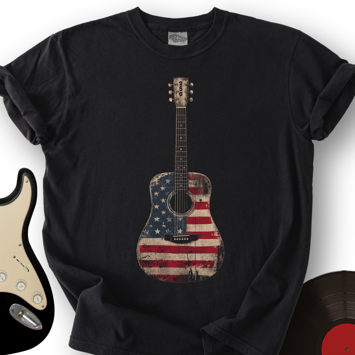 Acoustic Guitar 250 T-Shirt product image 4