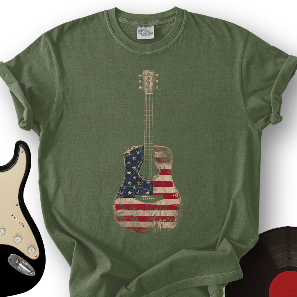 Acoustic Guitar 250 T-Shirt product image 5