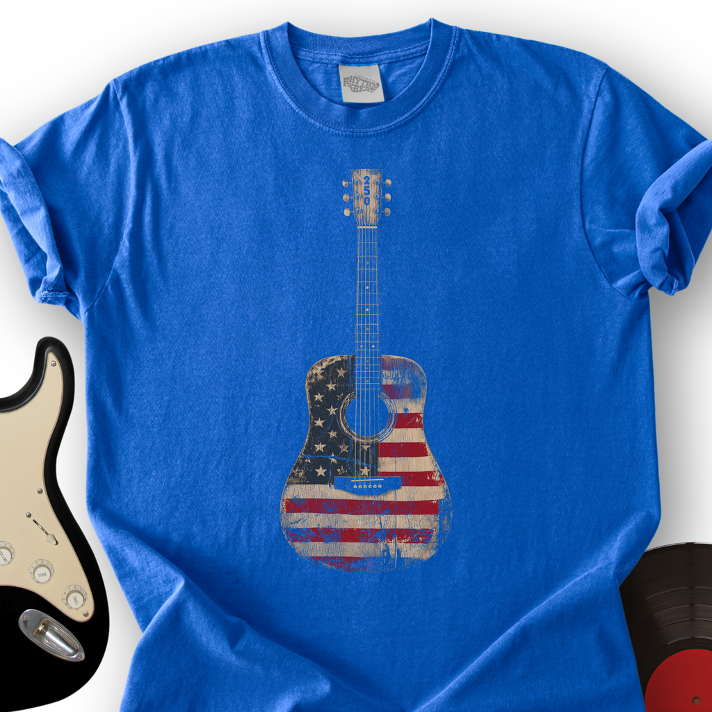 Acoustic Guitar 250 T-Shirt product image 3