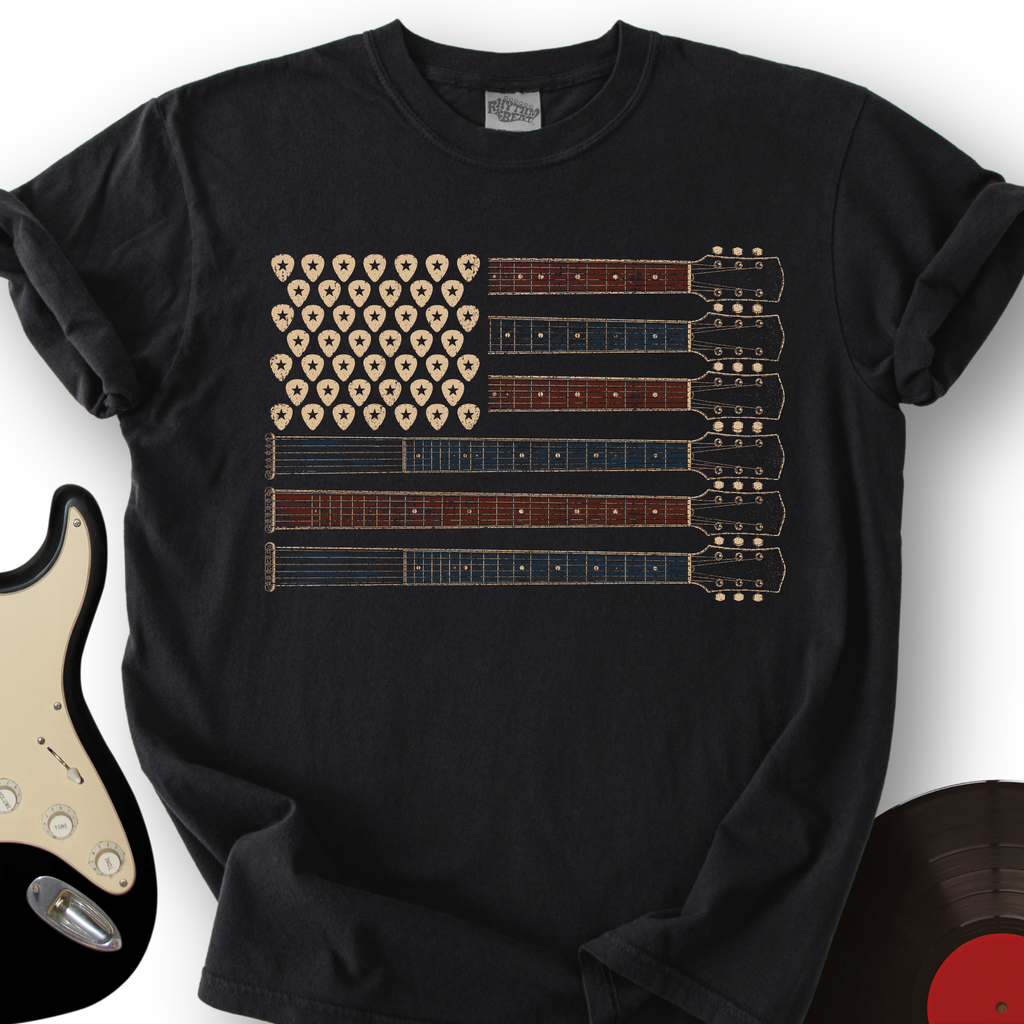 250 Flag Guitar T-Shirt product image 4