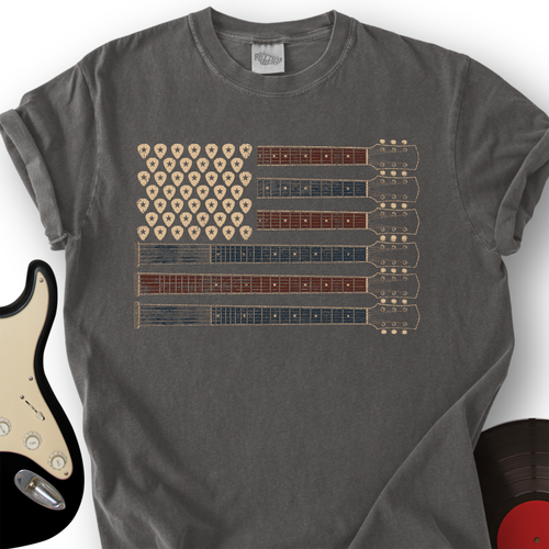 250 Flag Guitar T-Shirt product image 2