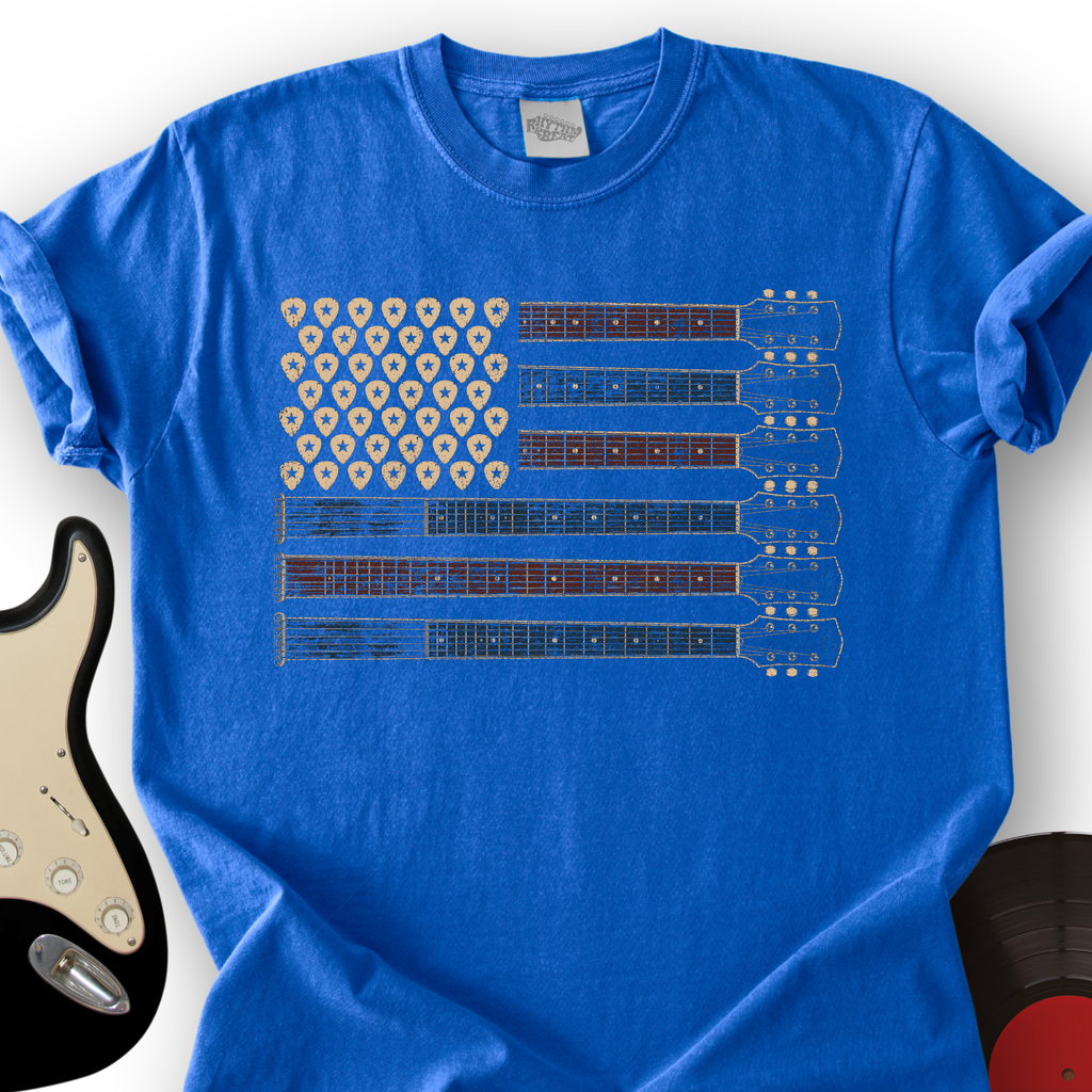 250 Flag Guitar T-Shirt product image 3