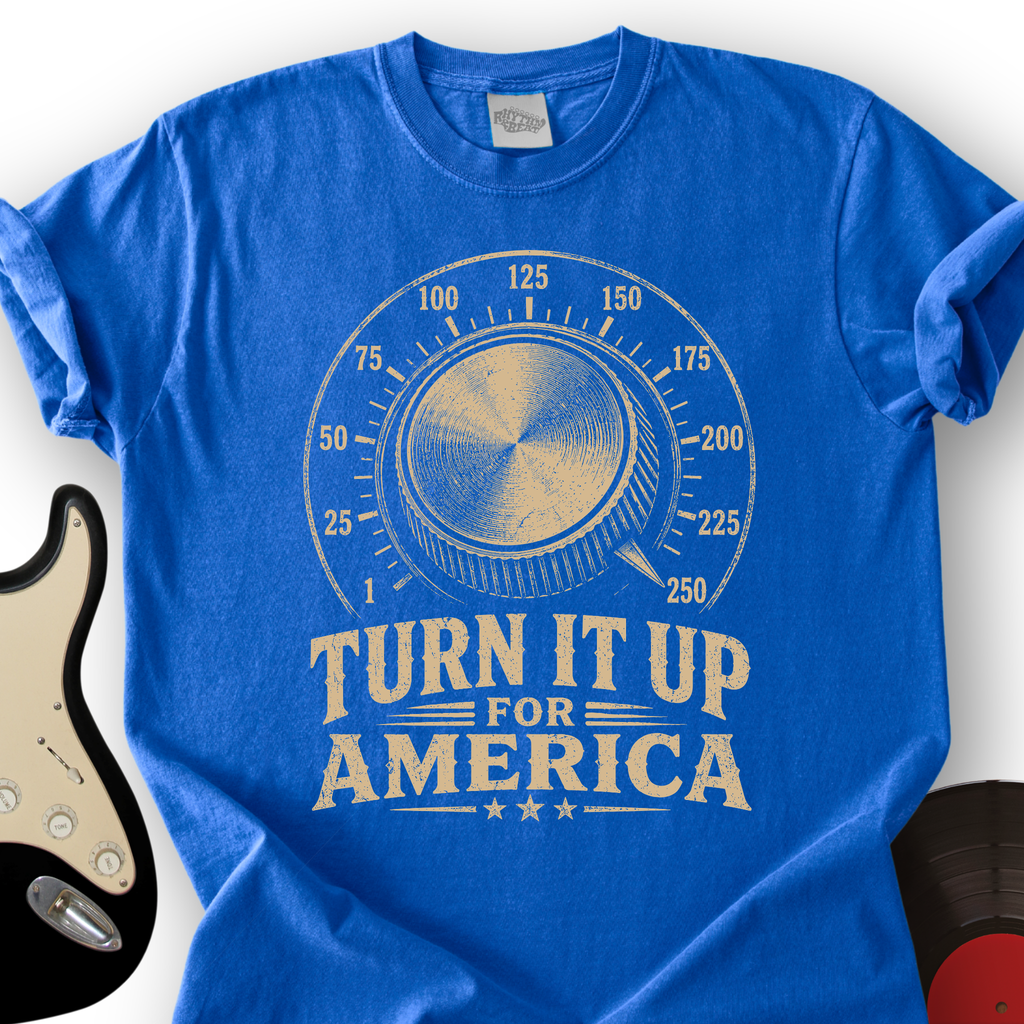 Turn it up for America T-Shirt product image 3