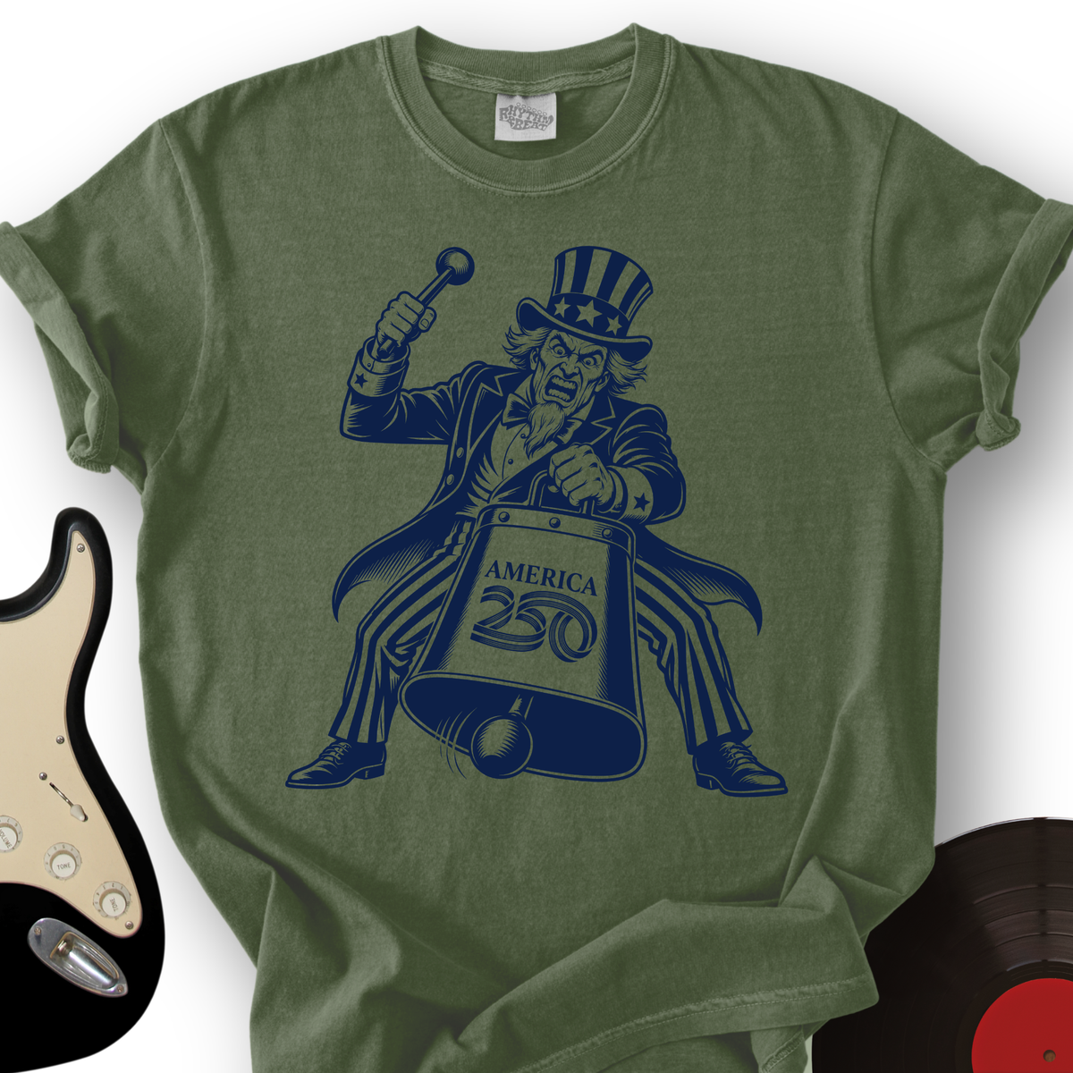Uncle Sam Cowbell T-Shirt product image 5