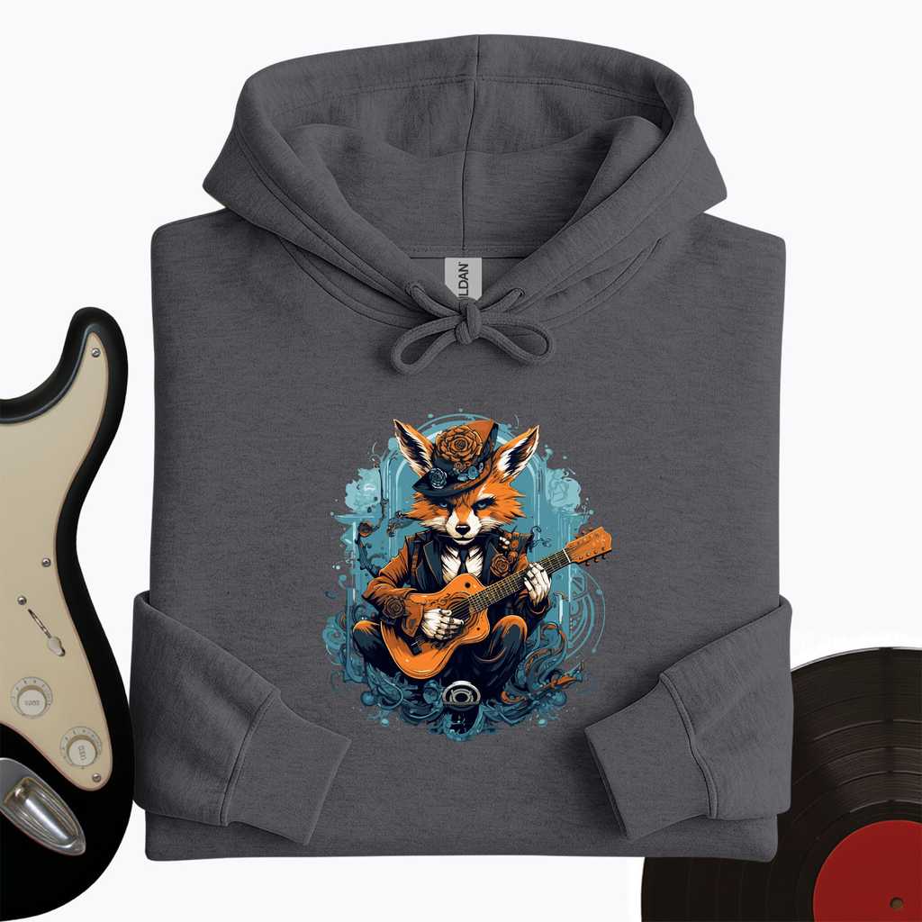 Fox Playing Guitar Hoodie product image 2