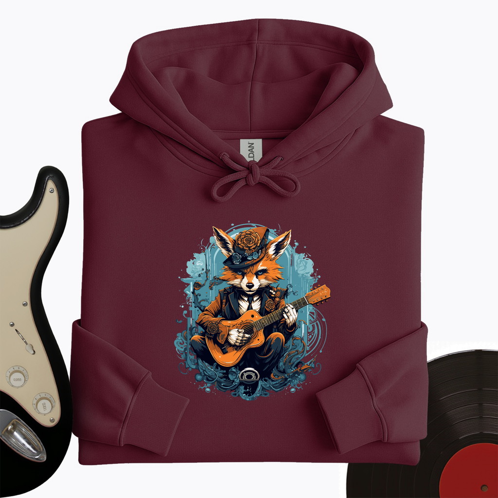 Fox Playing Guitar Hoodie product image 3
