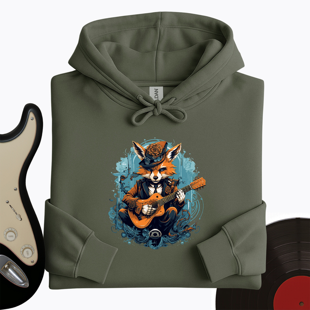 Fox Playing Guitar Hoodie product image 9