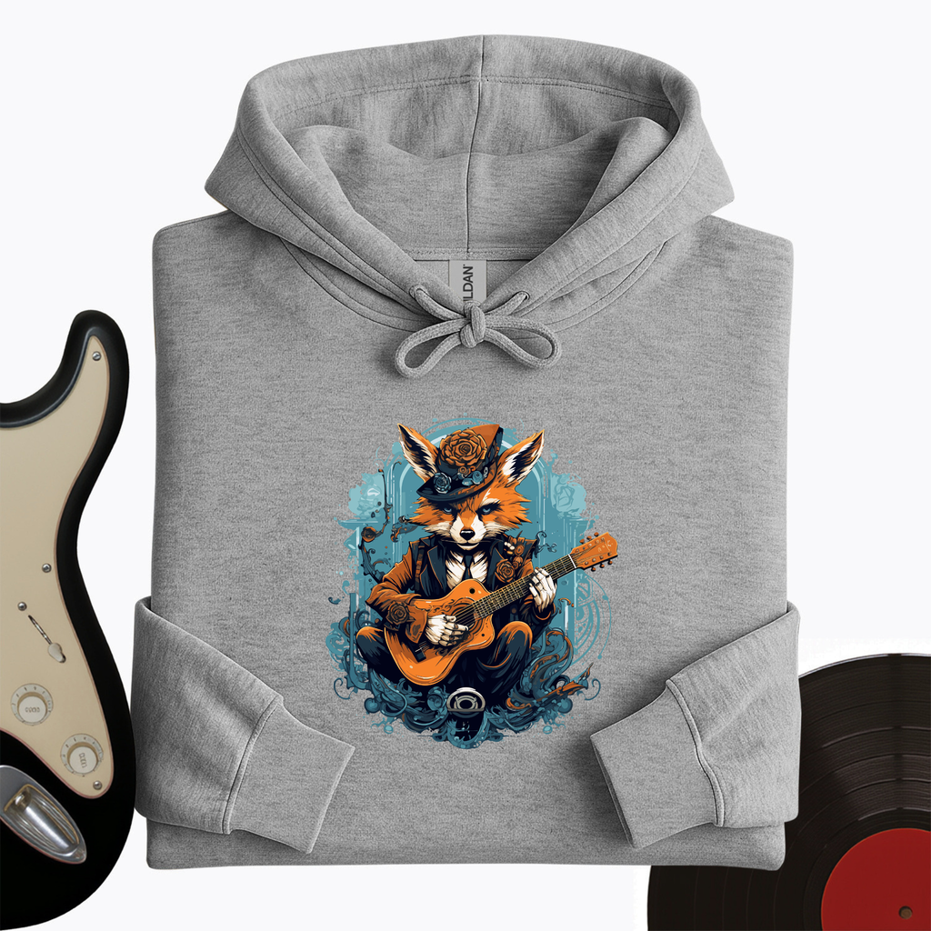 Fox Playing Guitar Hoodie product image 5
