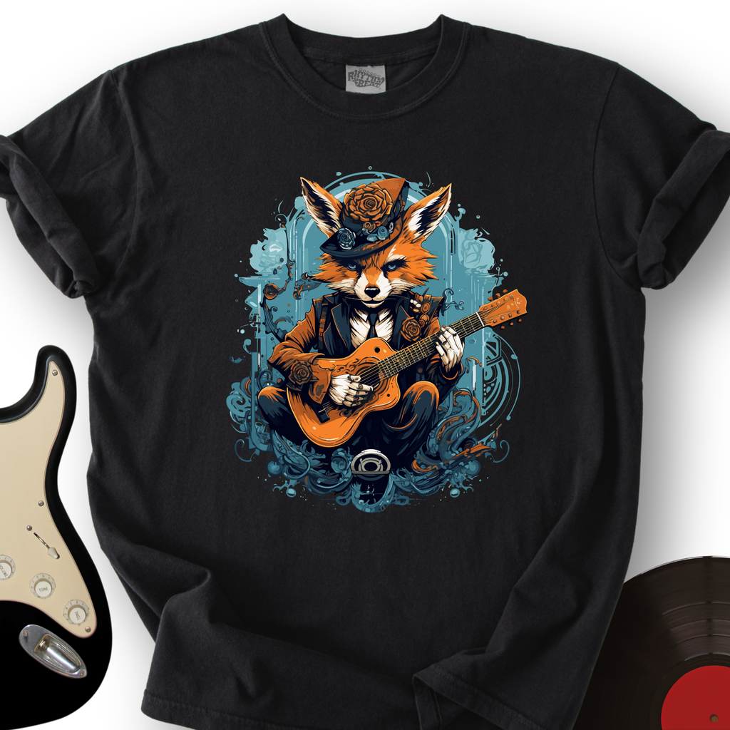 Fox Playing Guitar T-Shirt product image 1