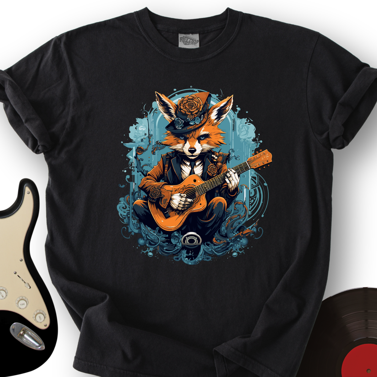 Fox Playing Guitar T-Shirt product image 1