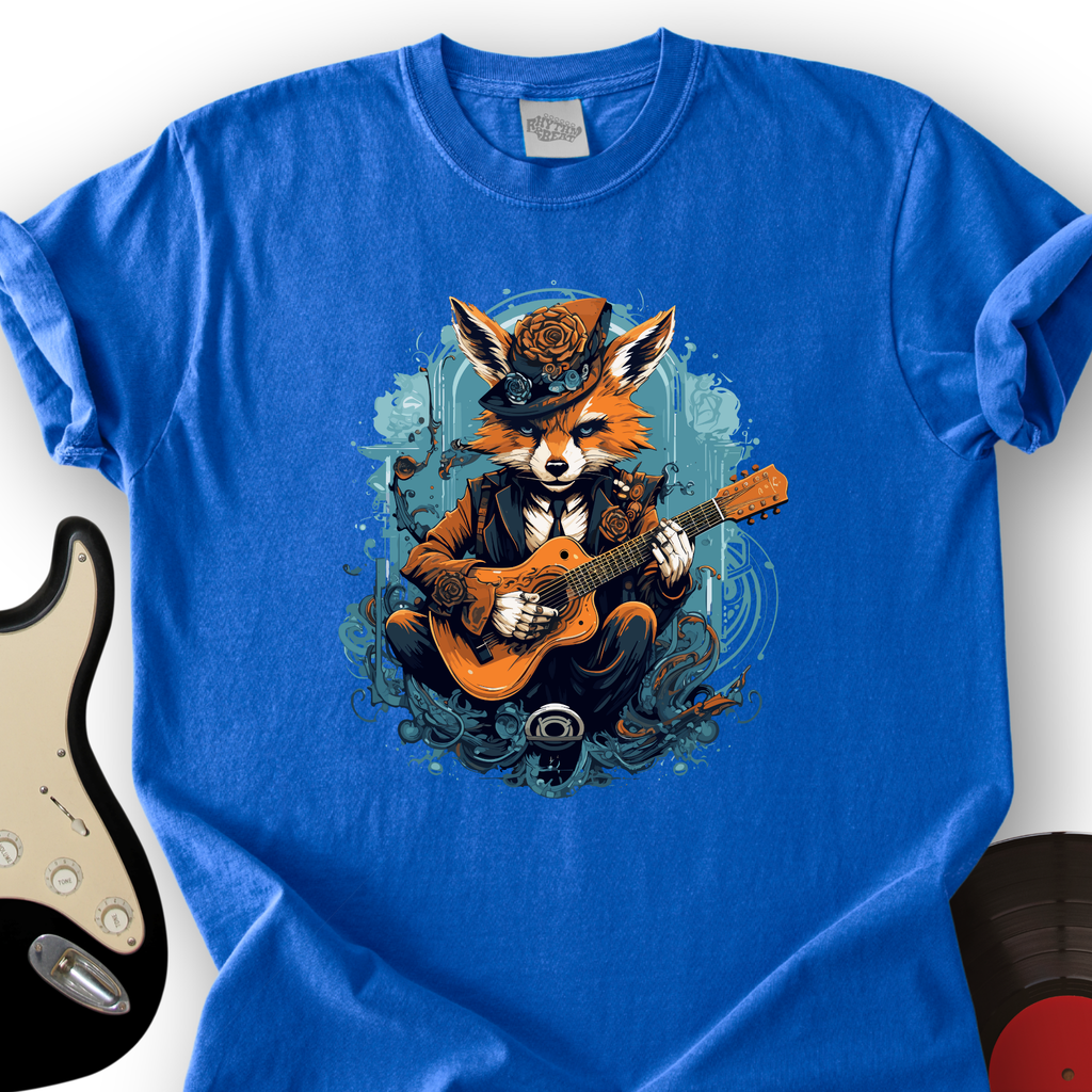 Fox Playing Guitar T-Shirt product image 4