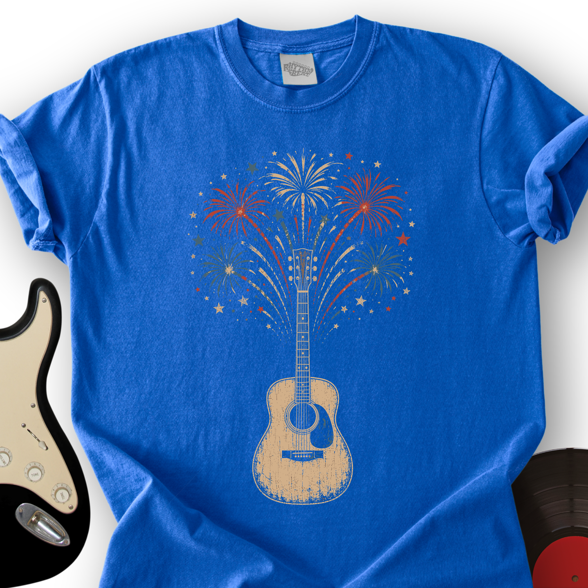 Guitar Fireworks T-Shirt product image 3