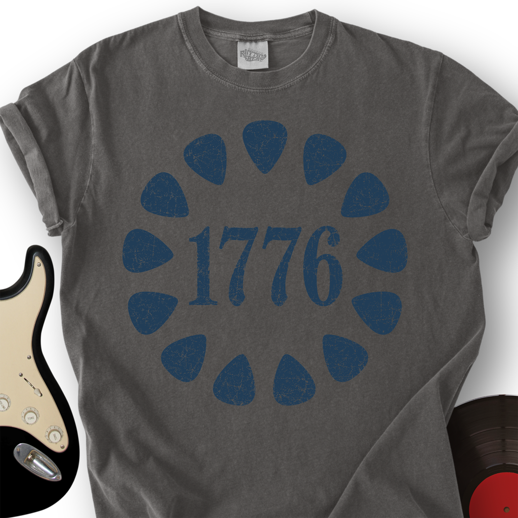 1776 Guitar Picks T-Shirt product image 2