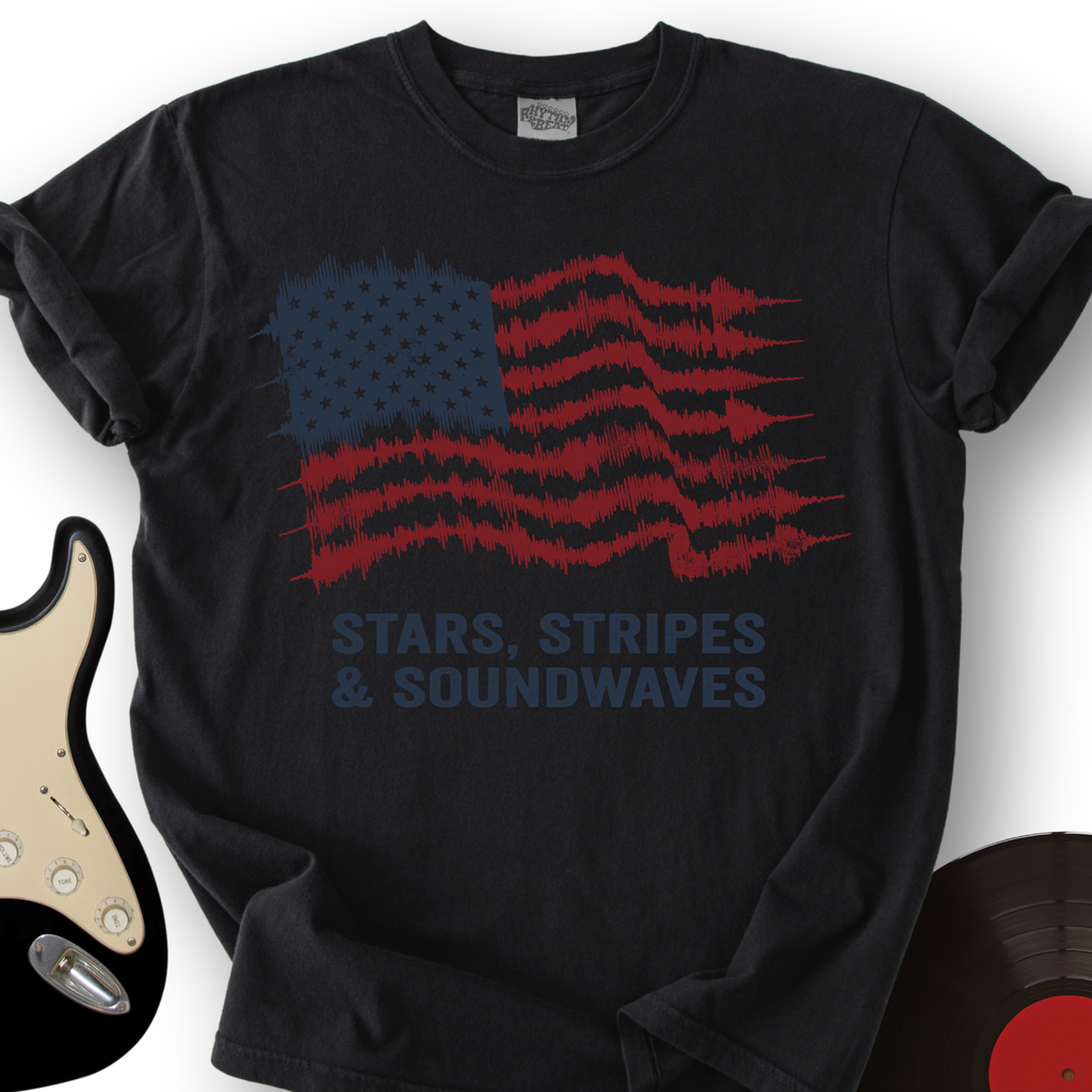 Stars, Stripes and Soundwaves T-Shirt product image 5