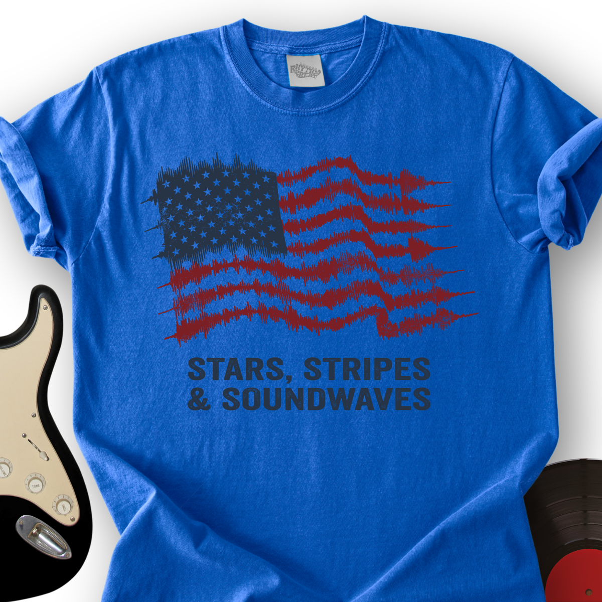 Stars, Stripes and Soundwaves T-Shirt product image 3