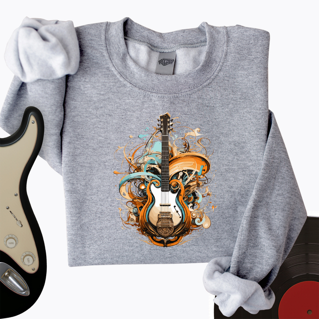 Guitar Steampunk Crewneck product image 1