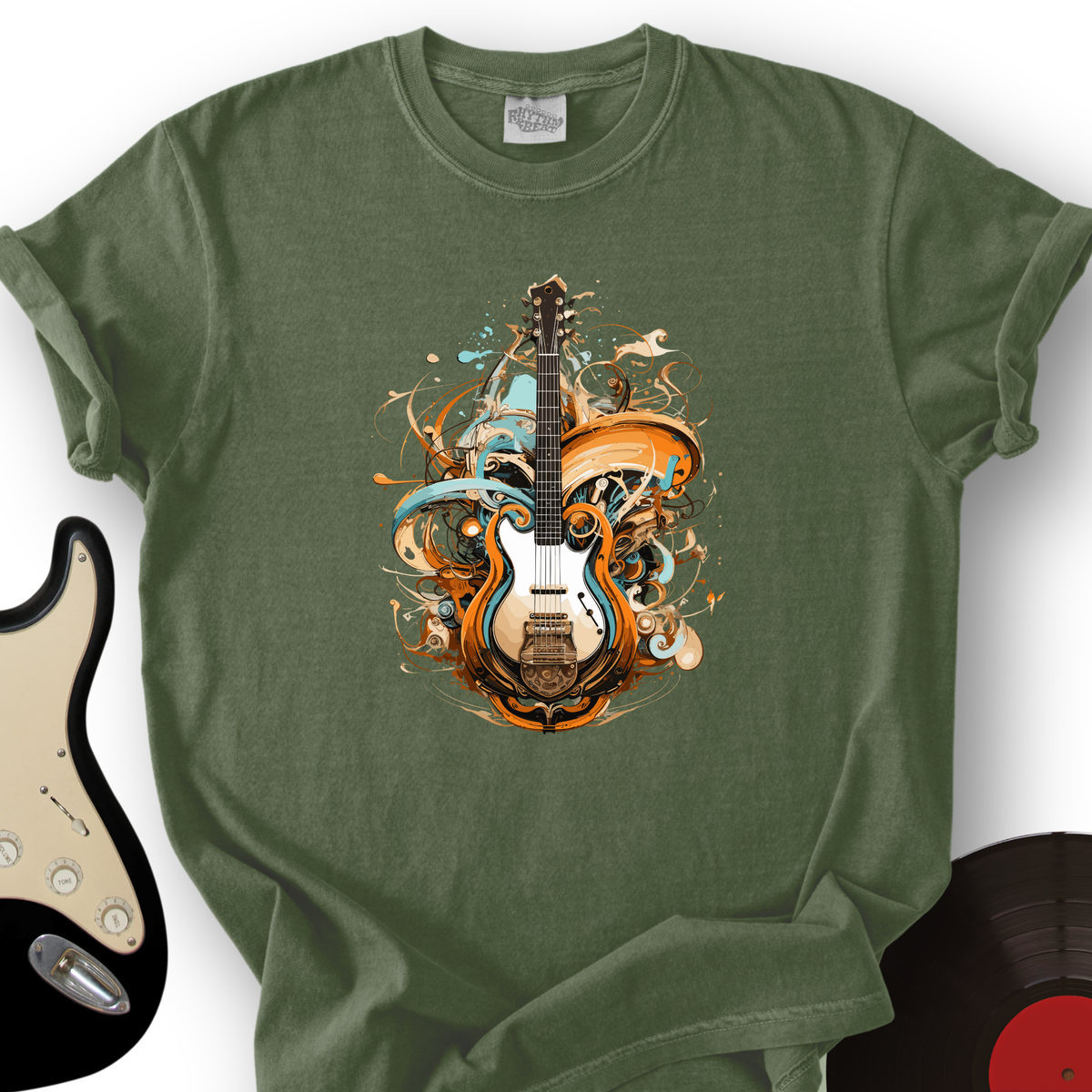 Guitar Steampunk T-Shirt product image 7