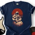 Astronaut Moon Guitar T-Shirt product image 1