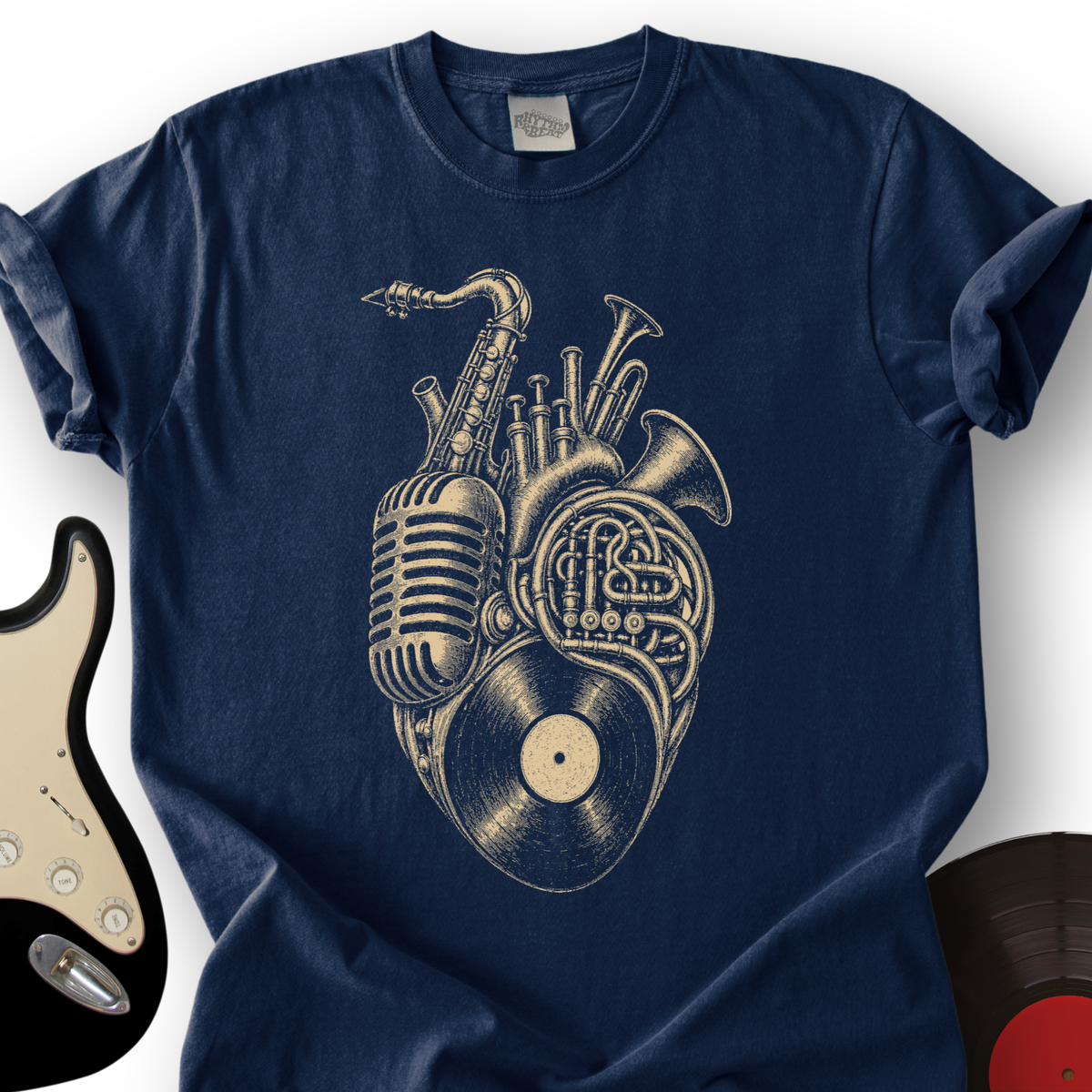 Brass Heart Vinyl T-Shirt product image 3
