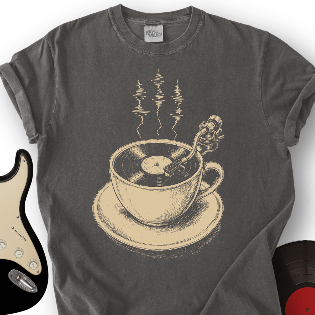 Coffee Cup Record T-Shirt